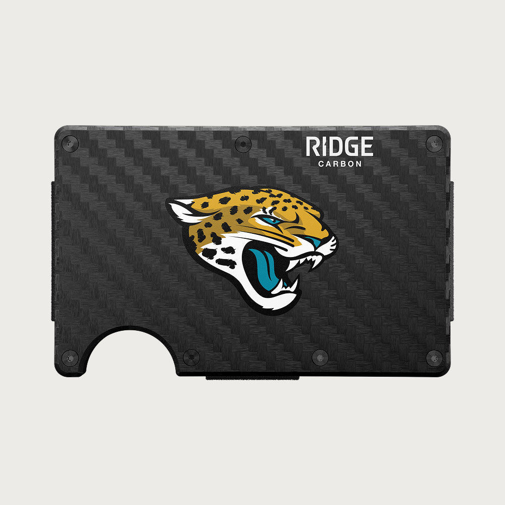 Ridge Wallet - Jacksonville Jaguars - Carbon Fiber 3k