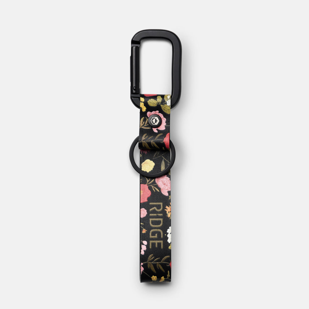 Ridge Keychain - Moonlight Garden Leather