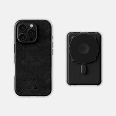Everyday Charging Kit - iPhone 16 Pro - Midnight Black Leather